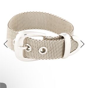 Ralph Lauren Sterling silver mesh buckle bracelet vintage excellent condition!